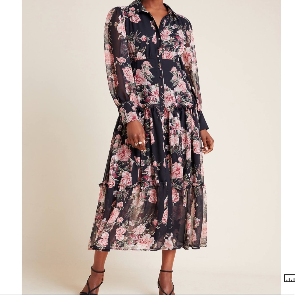 🌺HP🌺 Bardot Nadia Tiered Maxi Dress